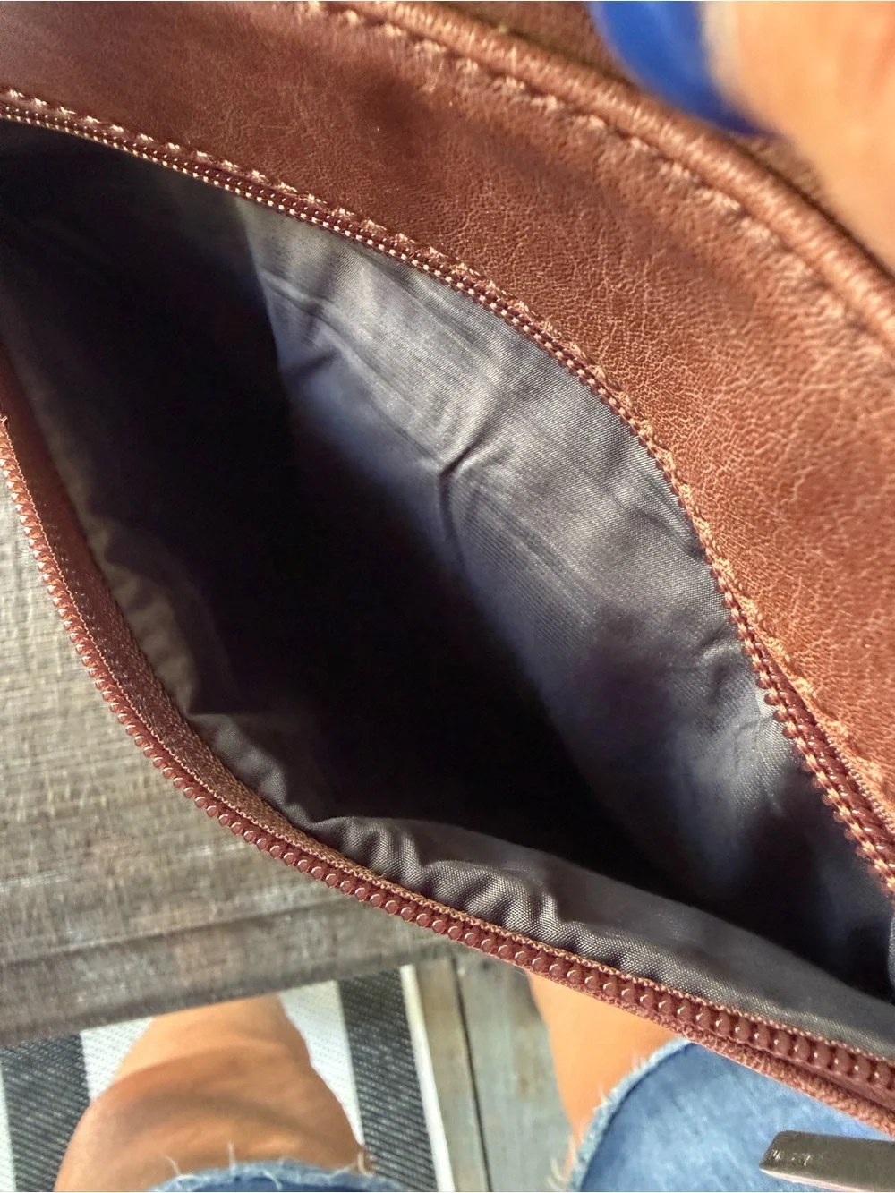 Matt & Nat Unisex Crossbody Bag in Cognac - Classic Minimal Design